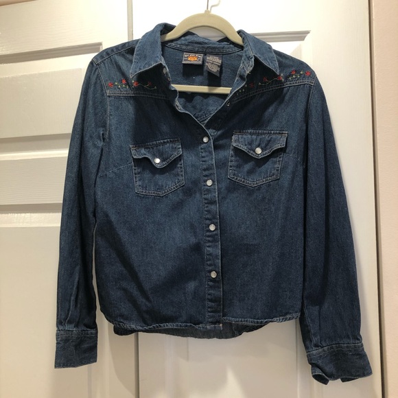 Route 66 - Denim Button Up - Picture 4 of 5